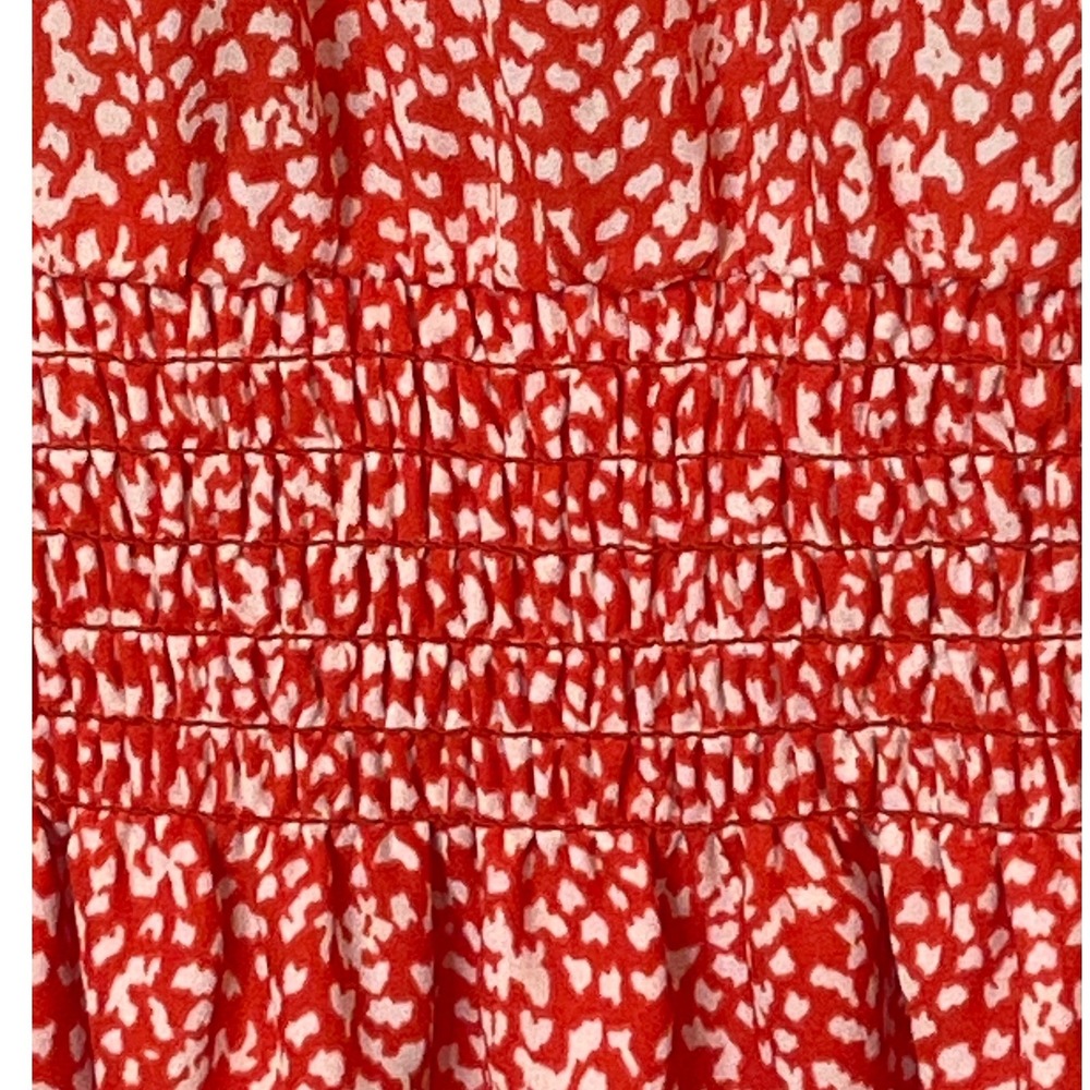 Allison Joy Evereve Dress Halter Coral Preppy Modest Summer Wedding Vacation - Picture 2 of 15
